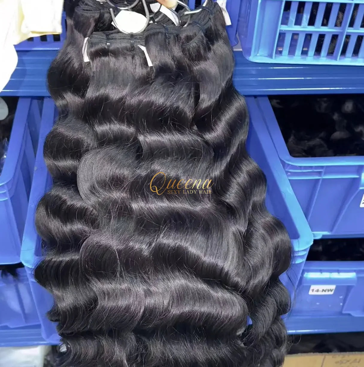 Human Hair Burmese Wave Curly Bundle