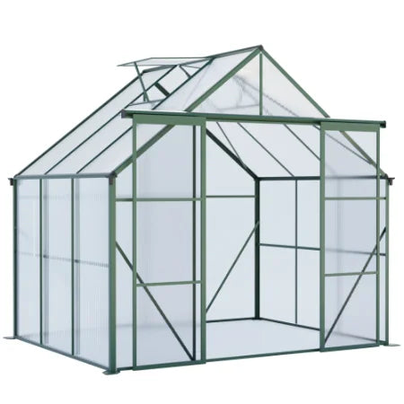 Double Door Heavy-Duty Walk-In Greenhouse All-Season