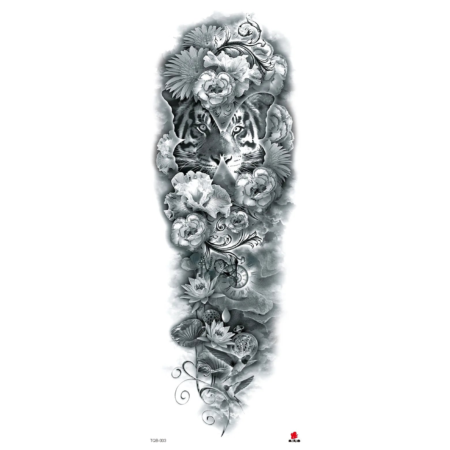 Wholesale& Custom Full Arm Temporary Sleeve Tattoos