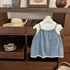 Sweet Baby Girl Western Style Trendy Suit
