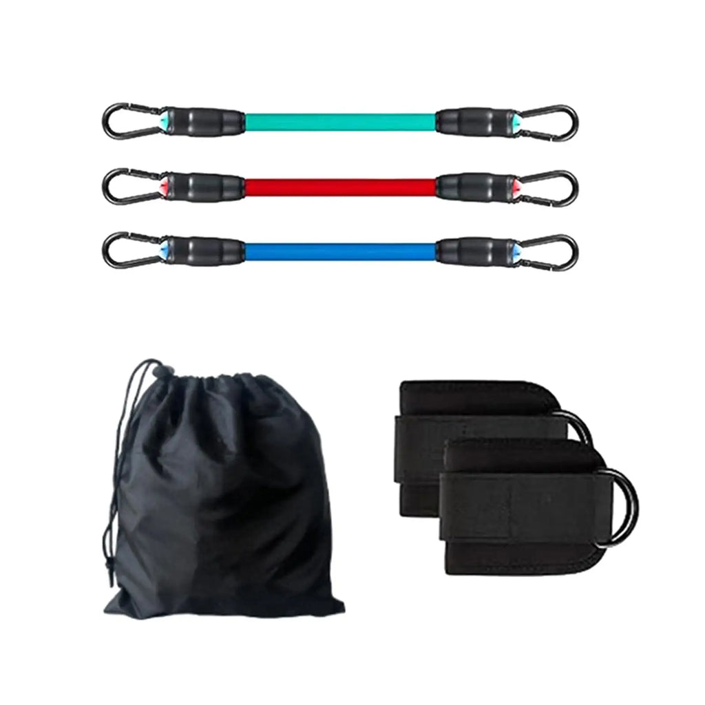 High Quality Latex Ankle Resistance Bands Set with Cuffs