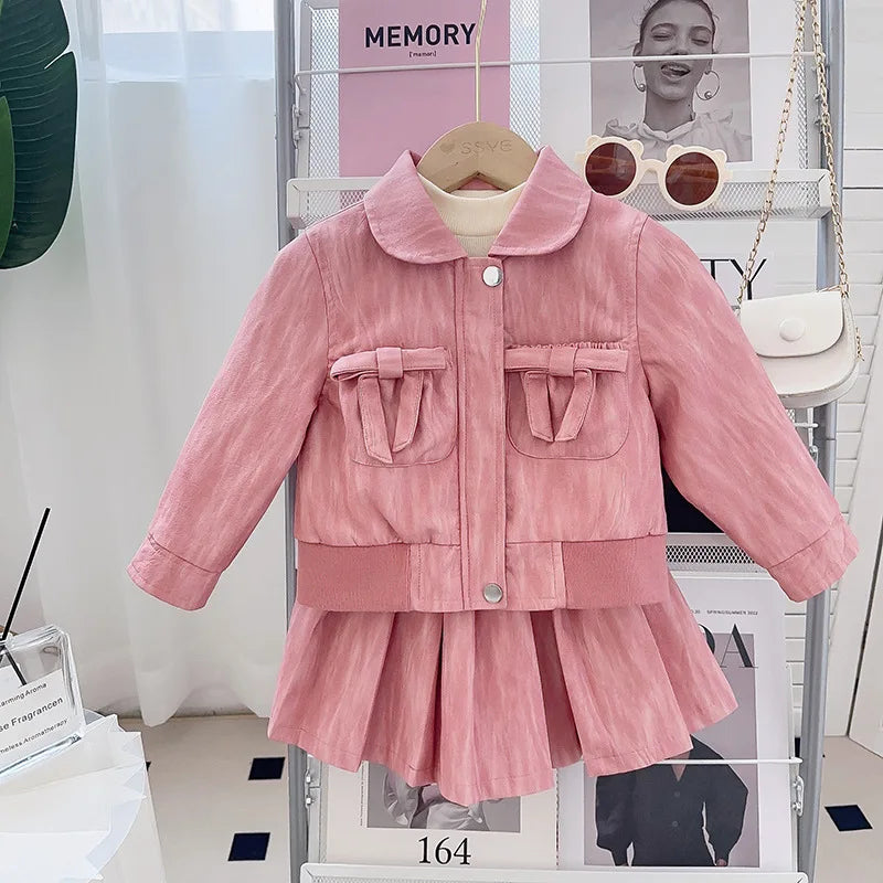 Girls spring and autumn new style set