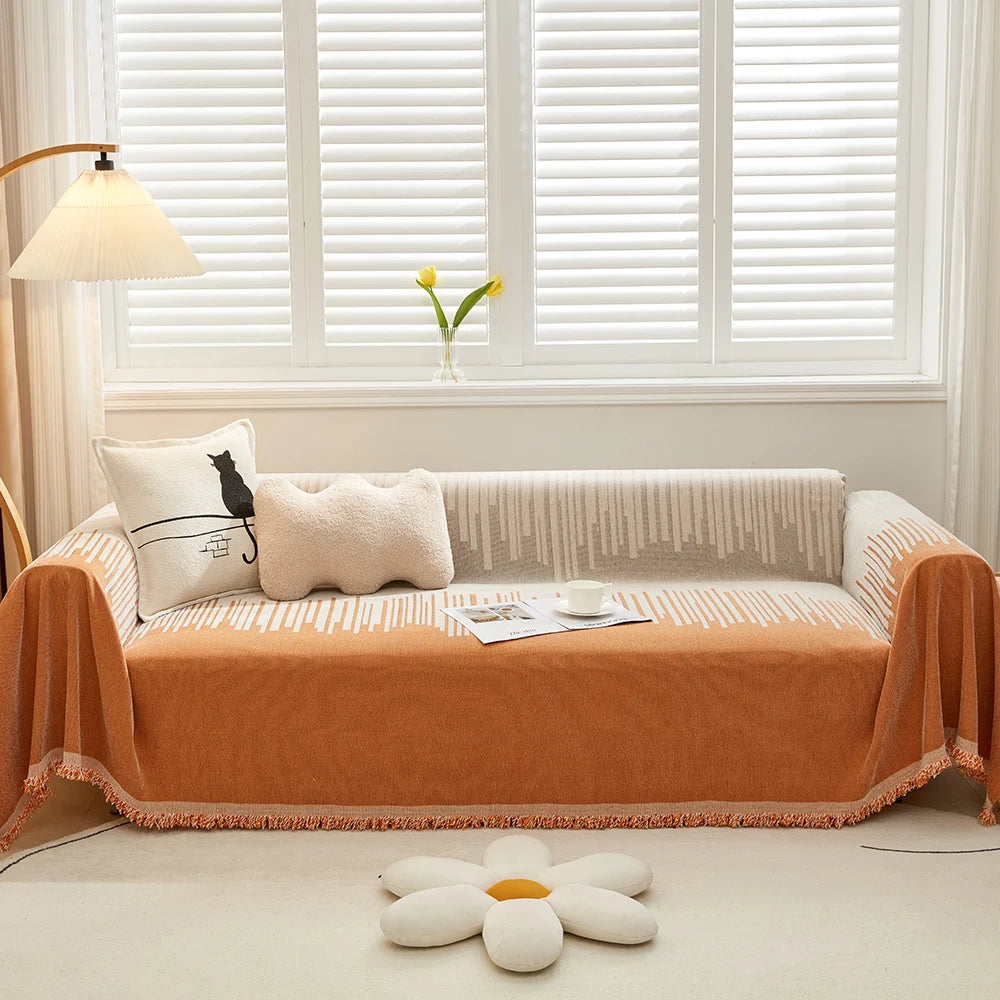 Simple Modern Solid Color Sofa Cover