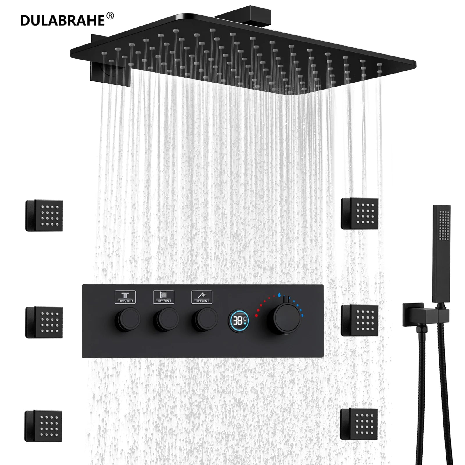 Bathroom Wall Mounted Shower System
