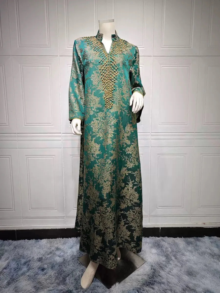 R-369 New Elegant Modest Eid Dress for Wome