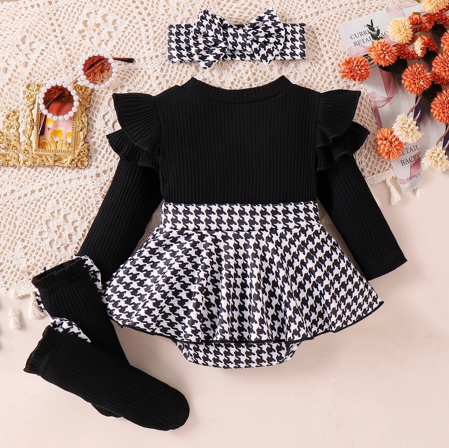 Three-Piece Set for Girls Children