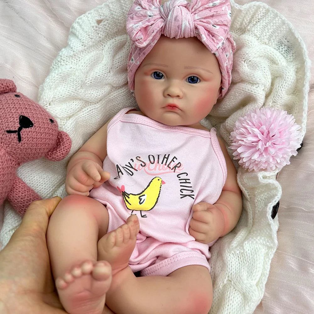 Realistic Full Silicone Body Movie-Grade Open Mouth Reborn Baby
