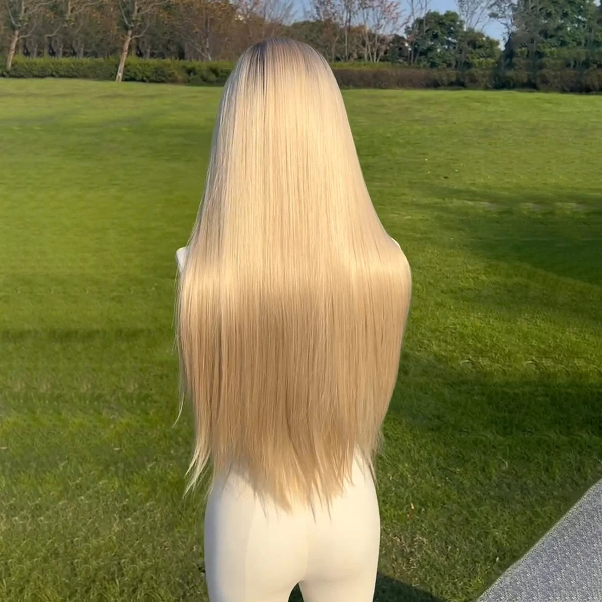 European American Fashion T-shaped Lace wigs