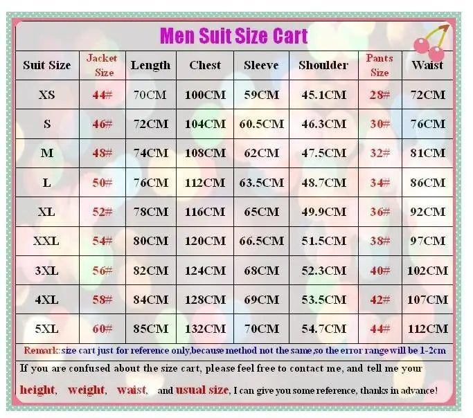 Mens Suits for Wedding (Jacket+Pants)