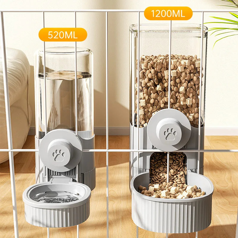 Automatic Hanging Pet Feeder and Drinker