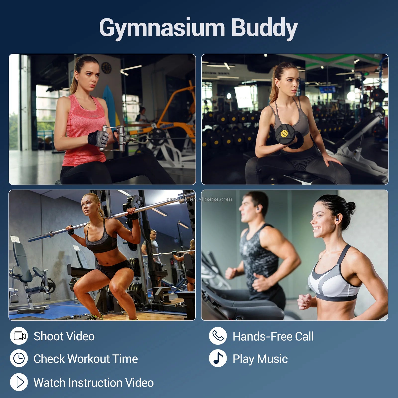 Dual Magnetic Phone Holder for Gym
