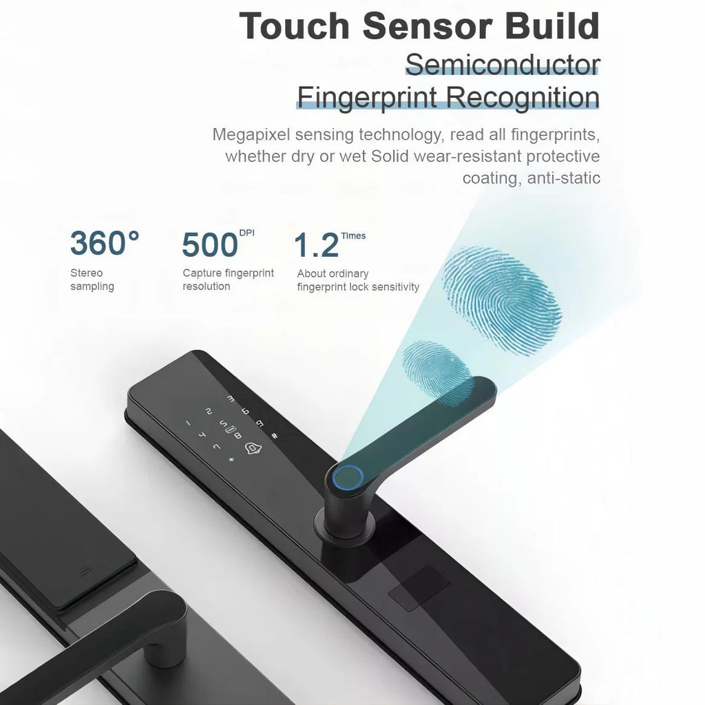 Digital Door Lock with Biometric Fingerprint Wifi Password