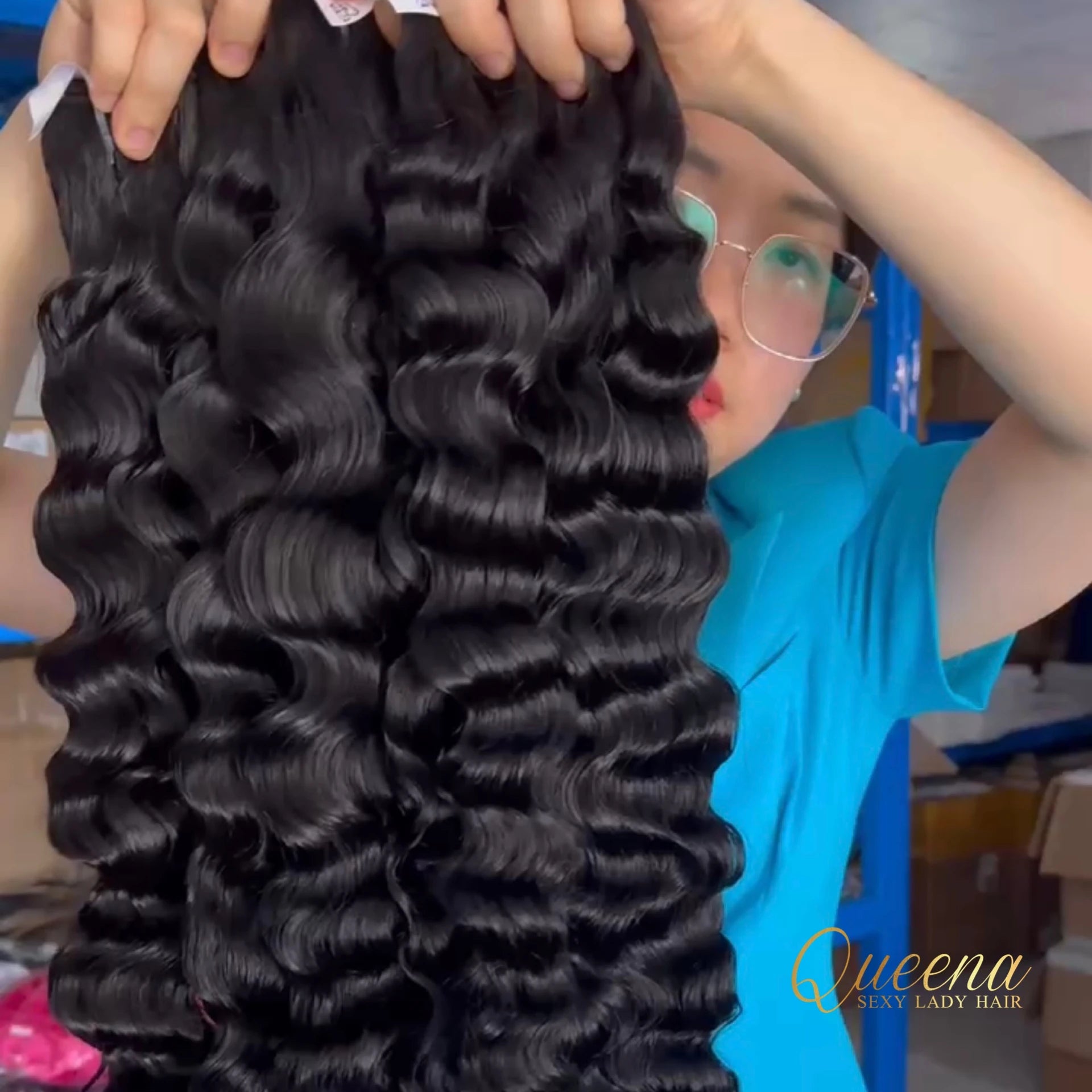 Human Hair Burmese Wave Curly Bundle