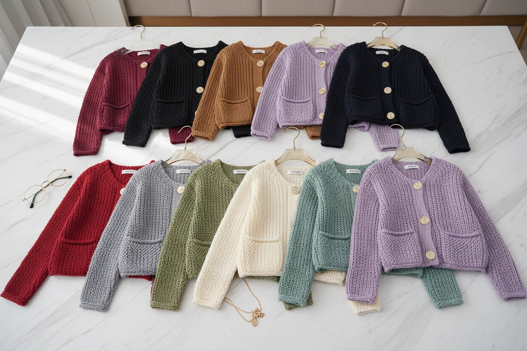 Autumn and Winter Knitted Sweater Jacket