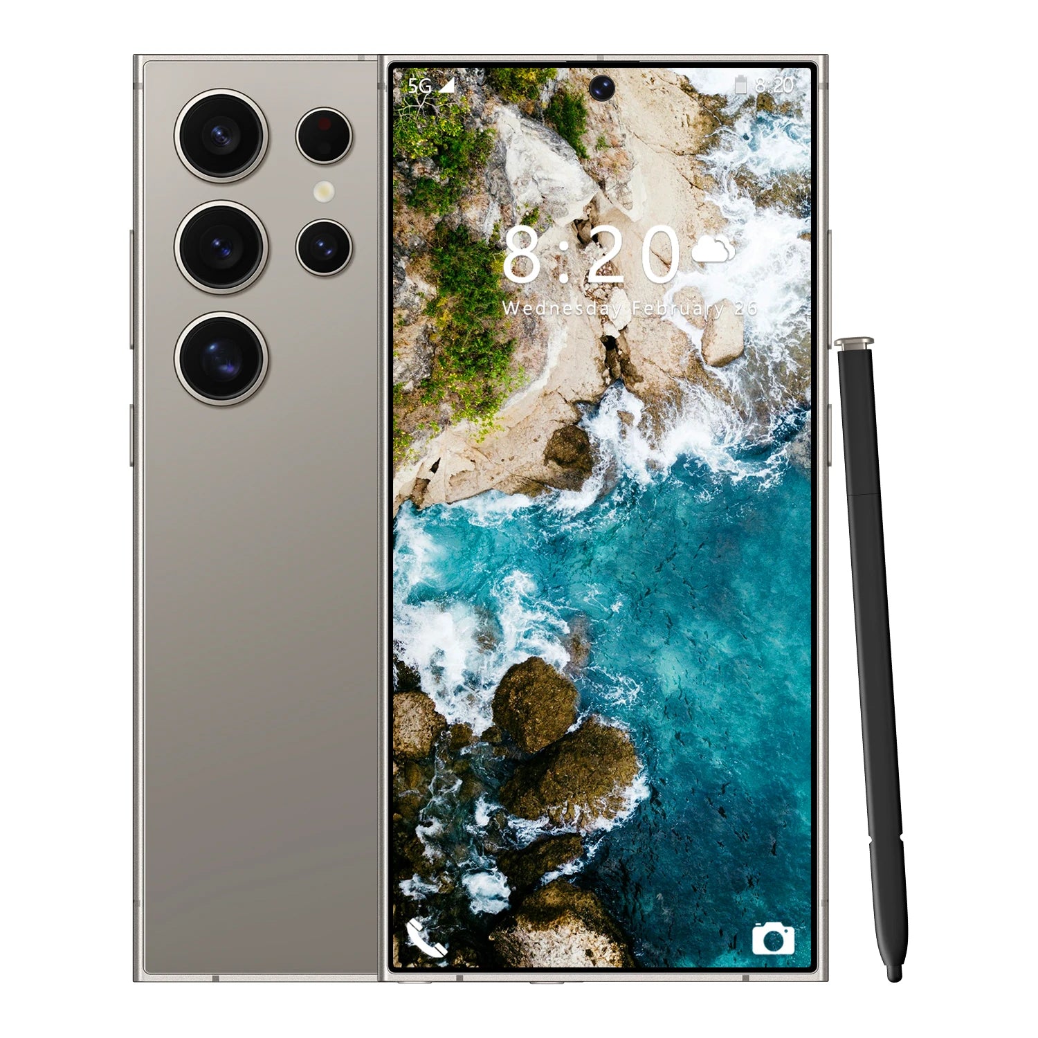 S25 Ultra 5G LTE Smartphone 7.3 Inch HD 120Hz 16GB+1TB