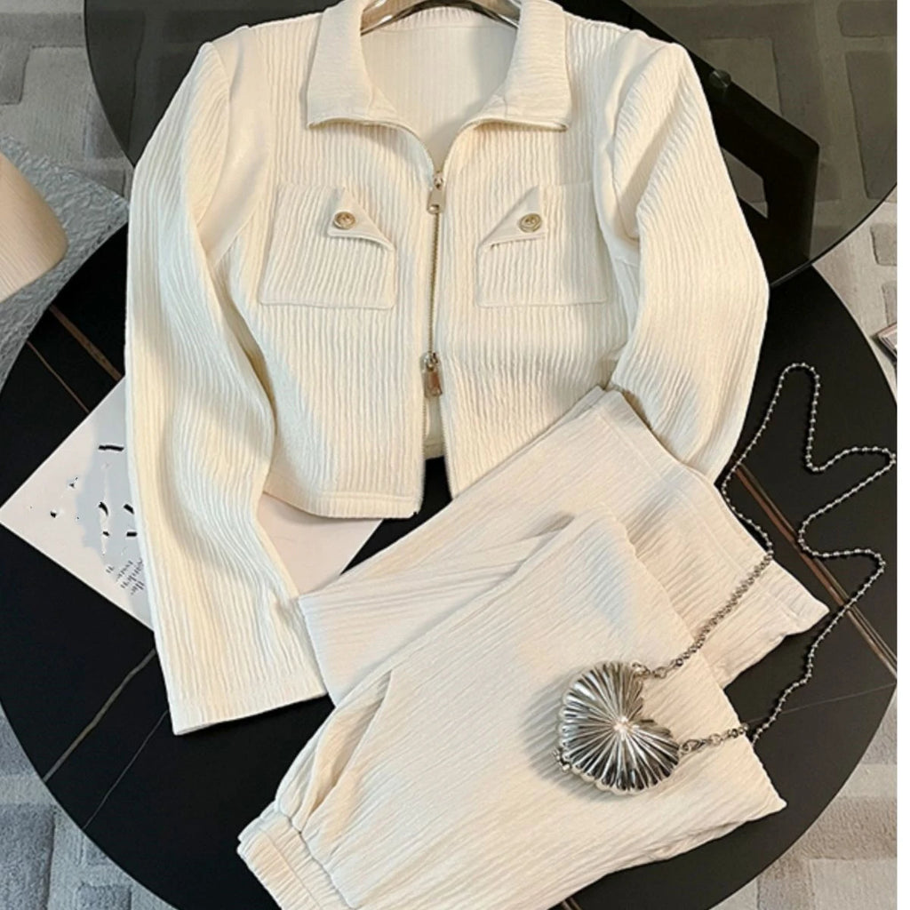 Chiffon Women's Casual Two-Piece Set