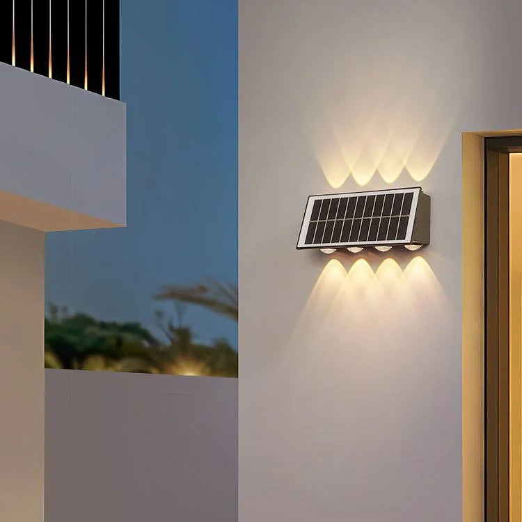 High Quality Aluminum Outdoor LED Solar Wall Lamps