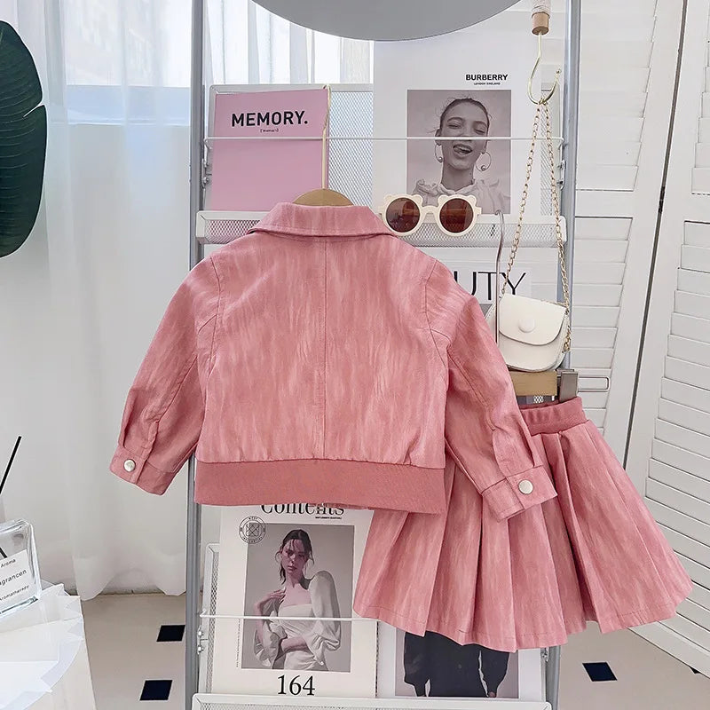 Girls spring and autumn new style set