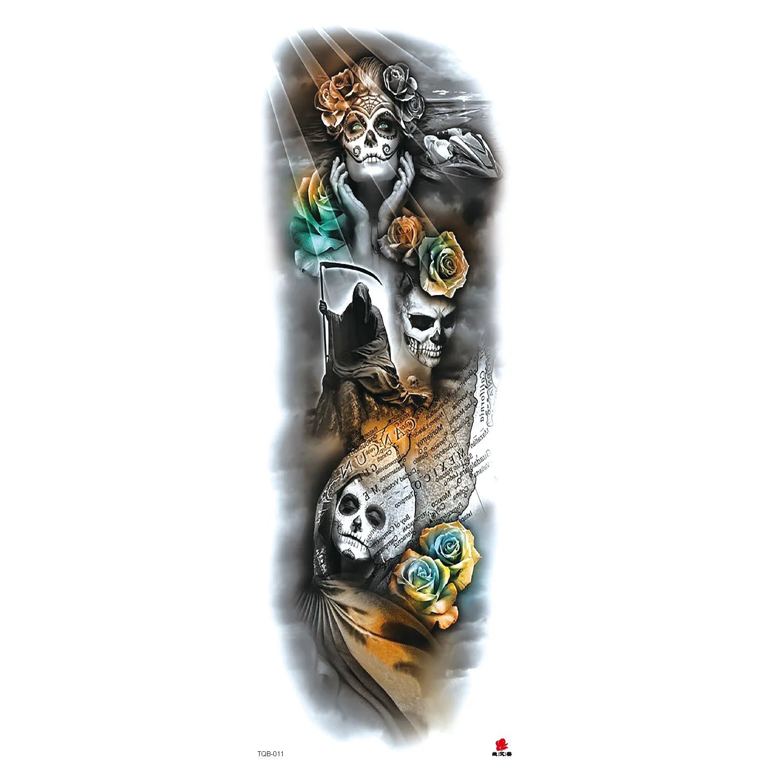 Wholesale& Custom Full Arm Temporary Sleeve Tattoos