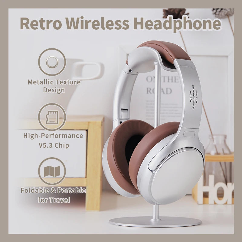 Foldable Wireless Over Ear Headphones