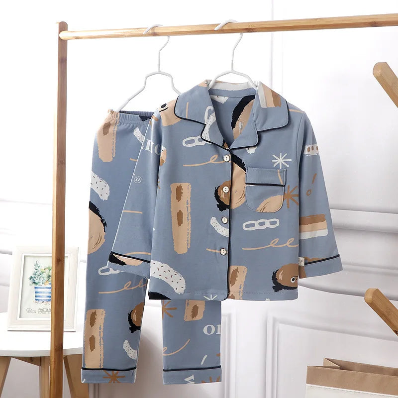 Spring Pyjama Set Cotton for Kids