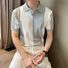 Men's Summer Youth Shirt for Student Handsome Slim Men's