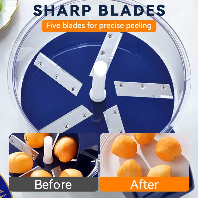 Electric Fruit Peeler Fully Automatic Peeling Machine