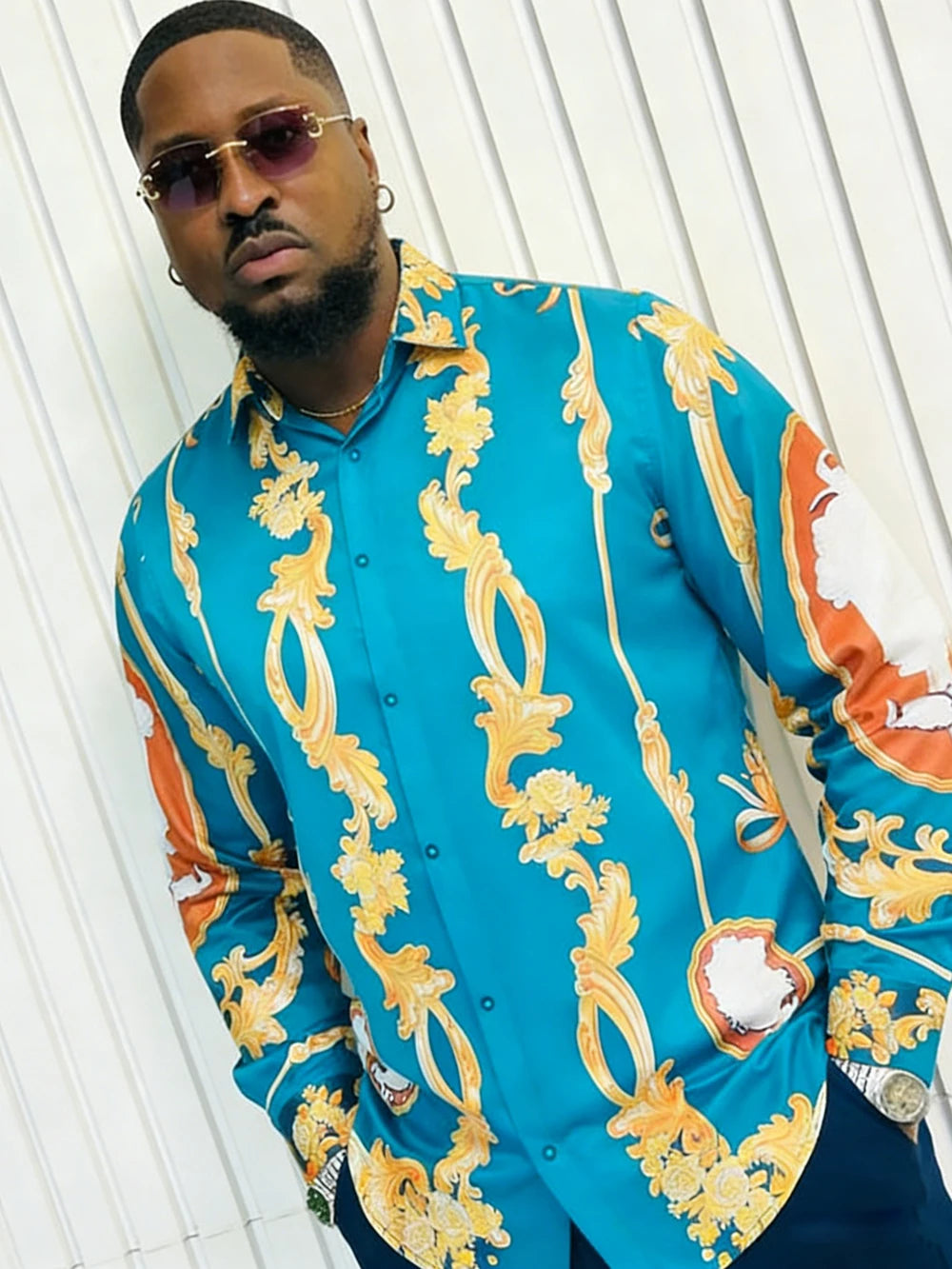 2026 Men's Fashion Casual Long Sleeve Shirt HD Color