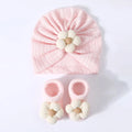 Baby Headscarf Hat Elastic Lightweight Hat Sock Set Newborn Supplies