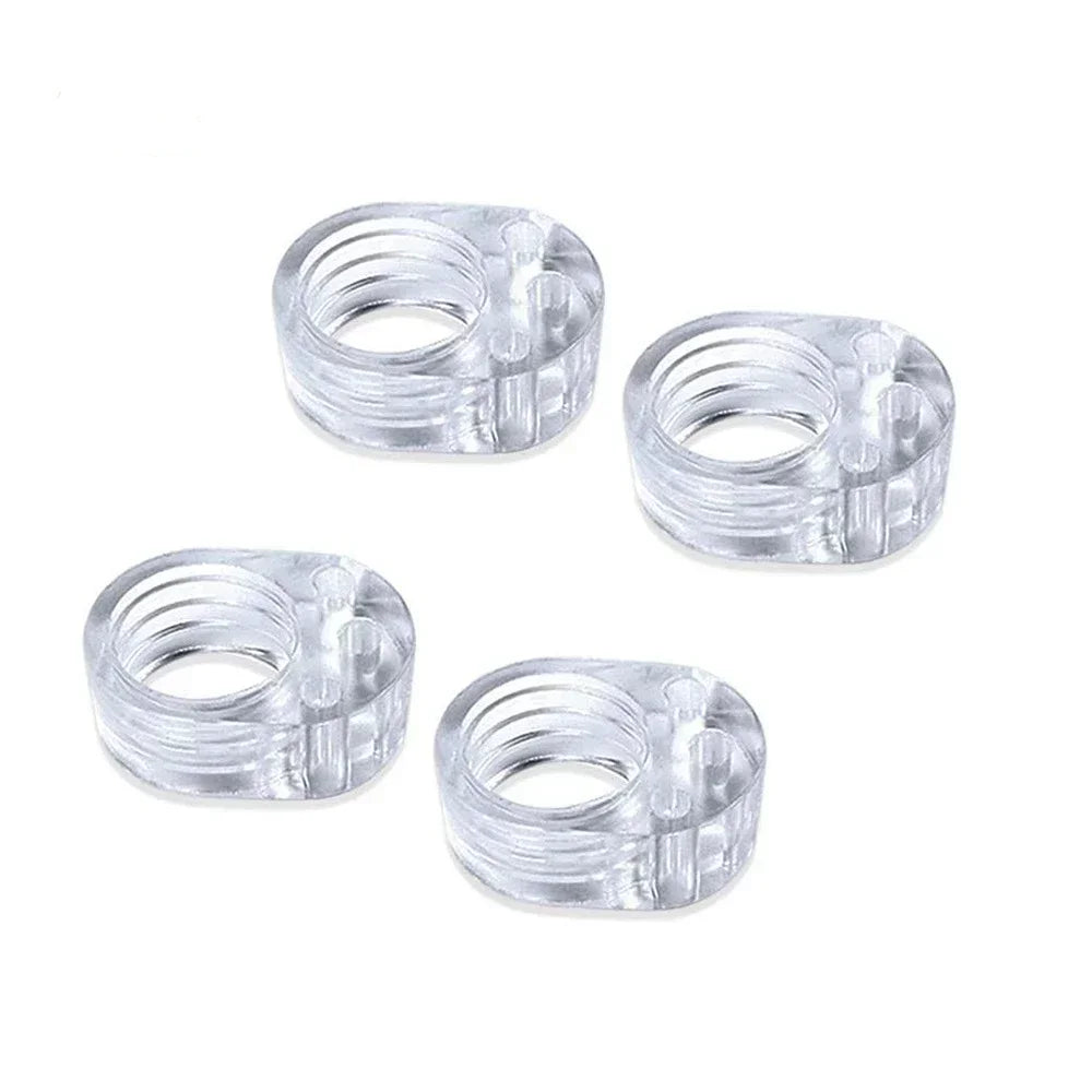 4Pcs Door Stopper Transparen Silicone