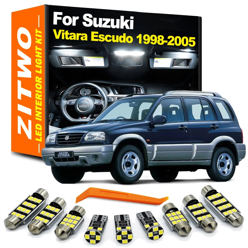 12Pcs For Suzuki 1999 2000 2001 2002 2003 2004 2005 LED Bulb