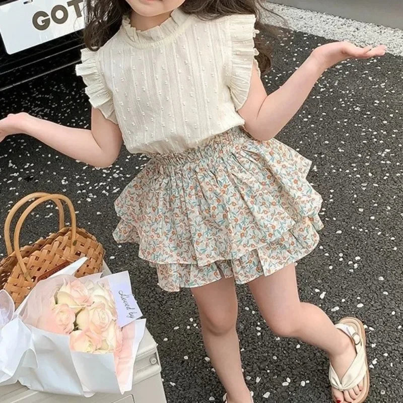2PCS Girls' Suit Summer 2026