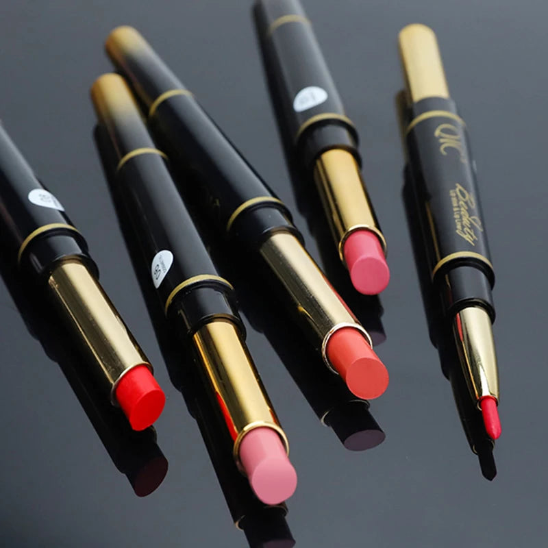 2 IN 1 Lip Liner Waterproof and Long Lasting