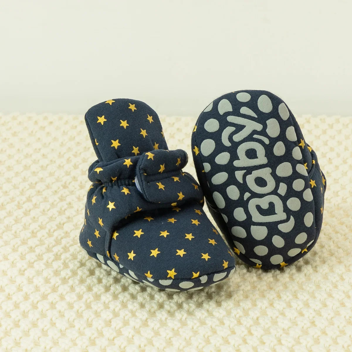 Winter Warm Baby Boys Girls Booties Newborn Stars Fluff Toddler First Walkers Cotton Comfort Soft Anti-slip Infant Shoes Socks