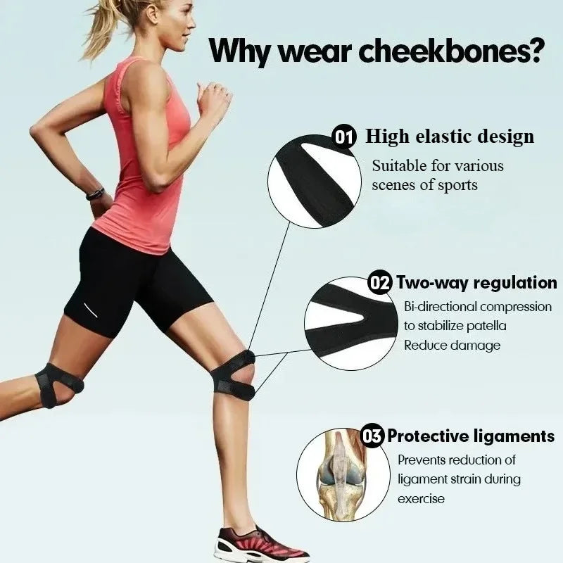 1PC Pressurized Knee Wrap