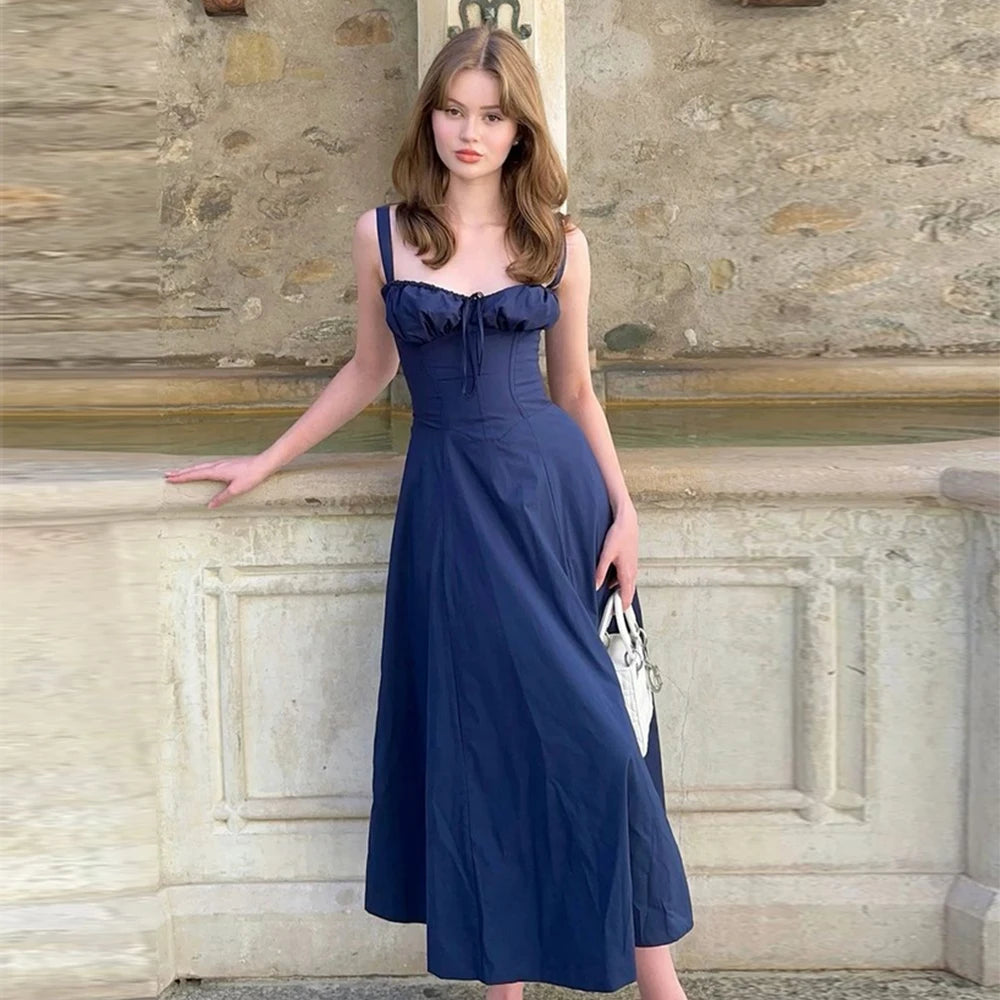 Summer Casual Midi Holiday Dress