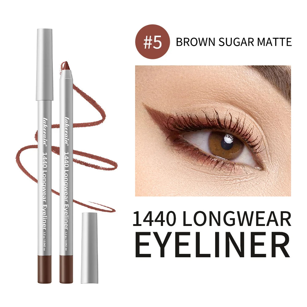 12 Colors Eyeliner Pencil Long-lasting