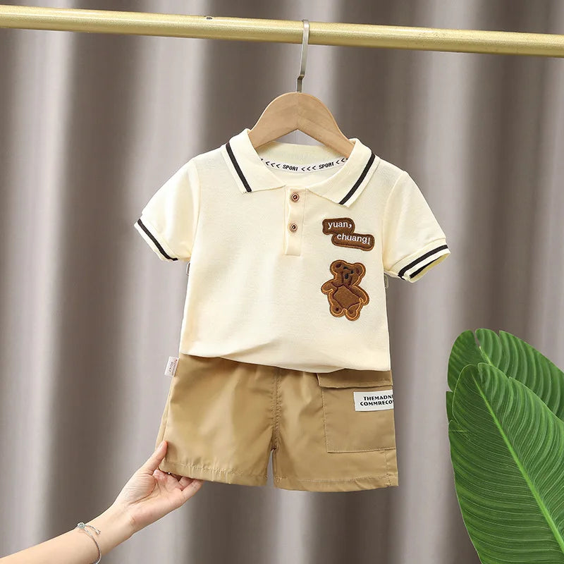 T-shirt+Shorts Boy Summer Clothing