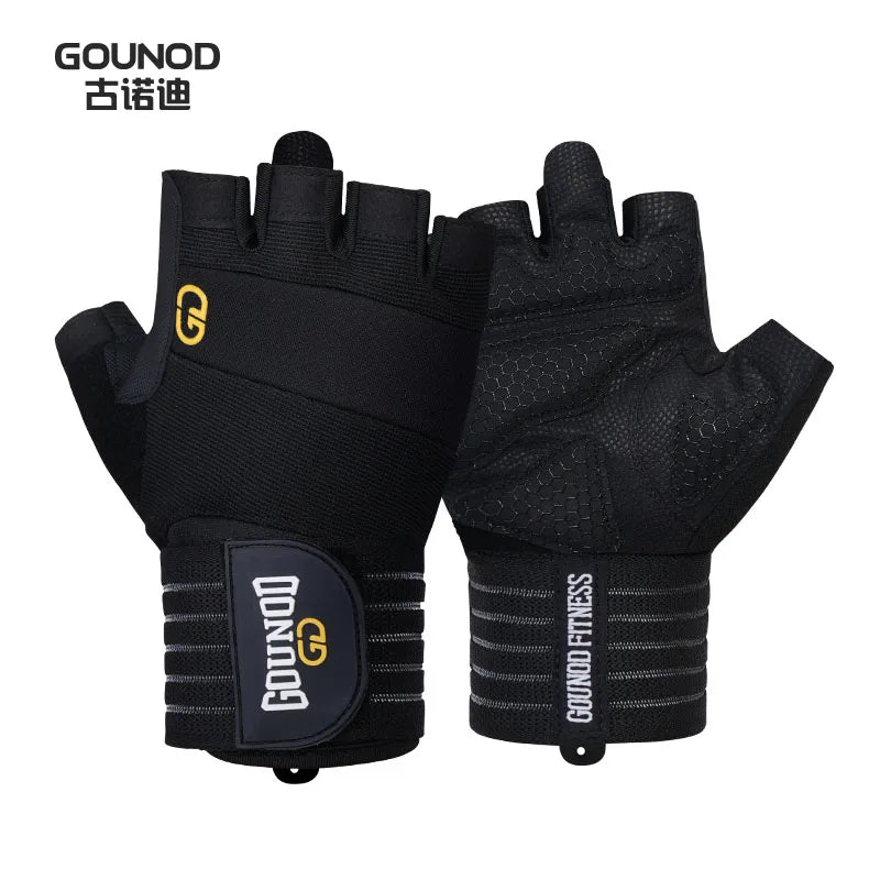 Weightlifting Gloves Wristband Support