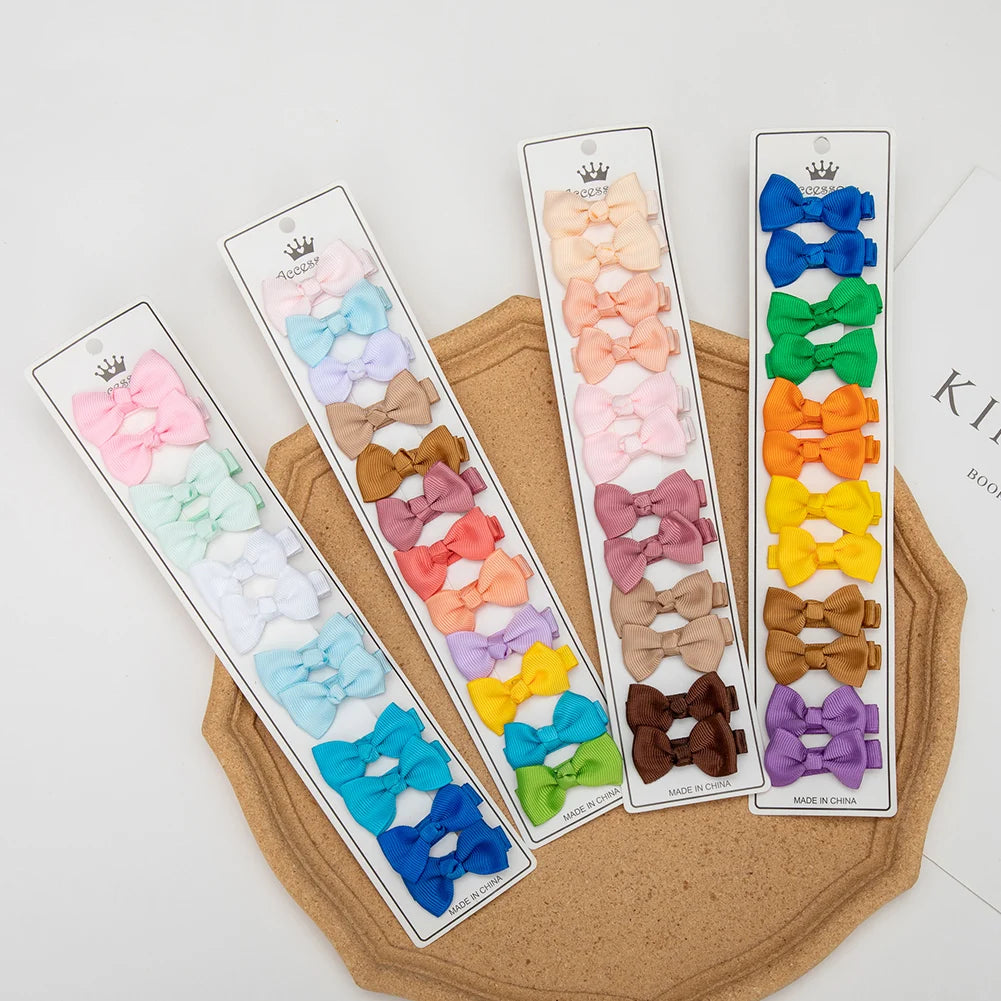 12Pcs/Lot 4.5cm Kids Hair Clips