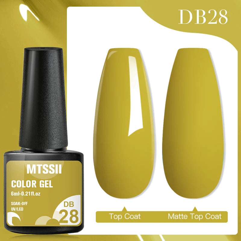Gold Sliver Reflective Nail Gel Polish