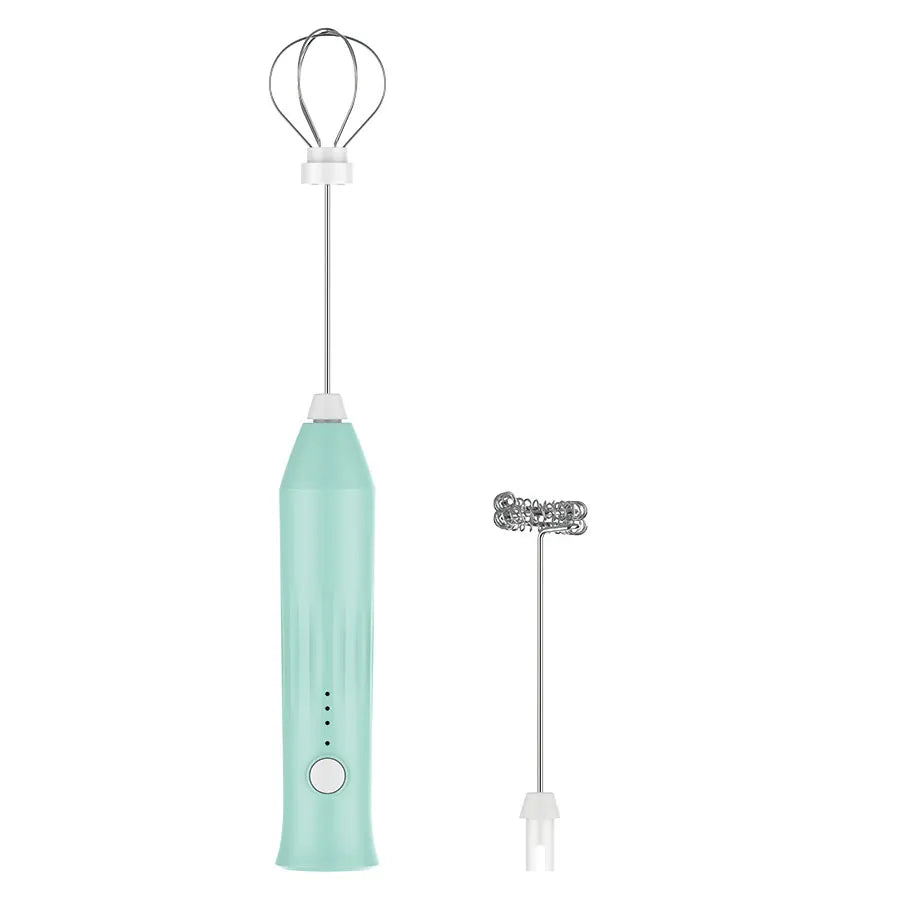 MINI Milk Frother USB Rechargeable 3 Speeds Foam Maker Coffee Whisk Mixer