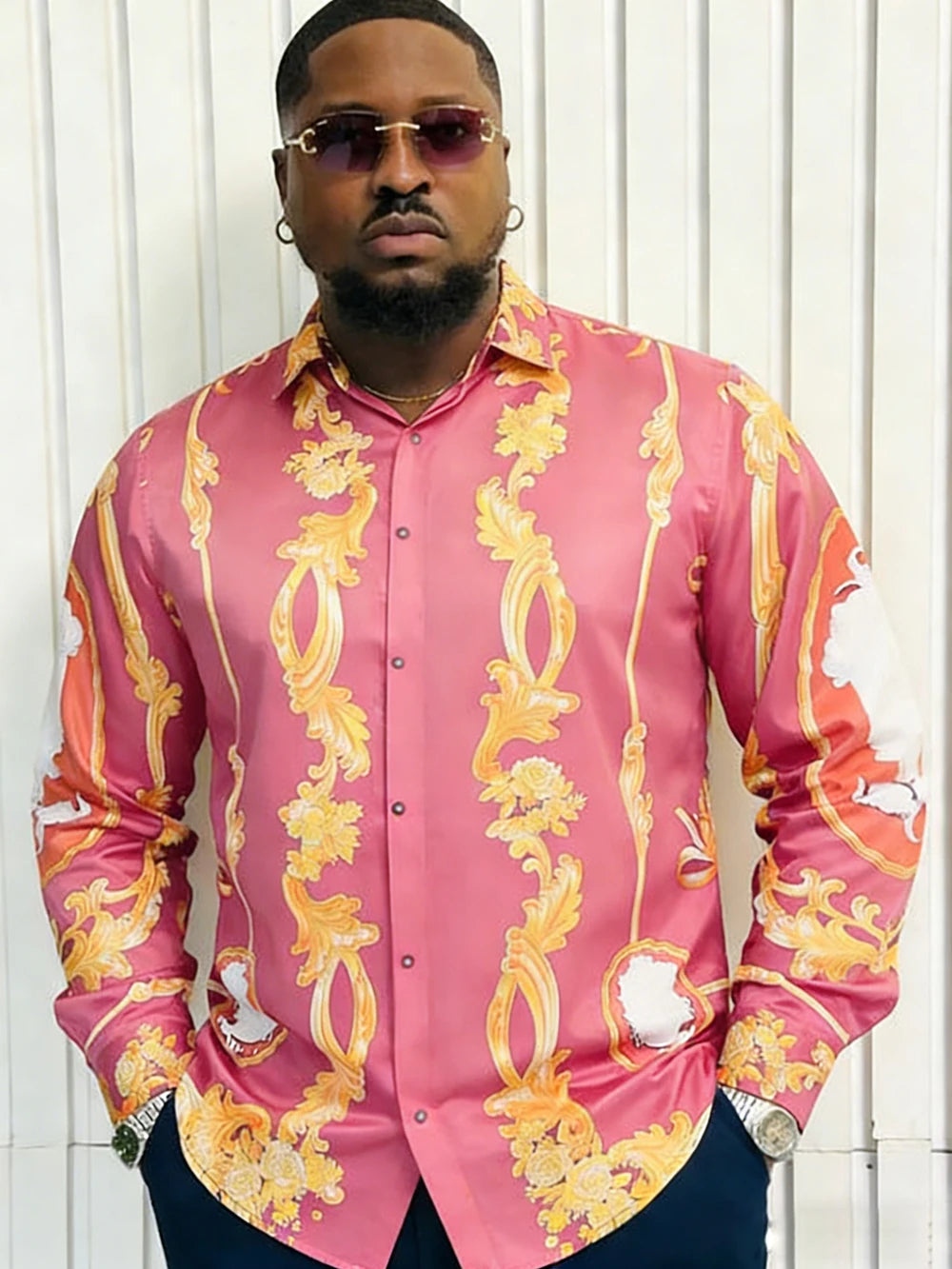 2026 Men's Fashion Casual Long Sleeve Shirt HD Color