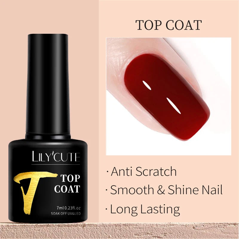 Brown Red Purple Nail Gel Polish Coffee Color Series