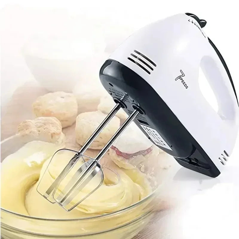 Multifunctional 7 Speed Mini Mixer Electric, Automatic Cream Food Cake Baking Dough Mixer