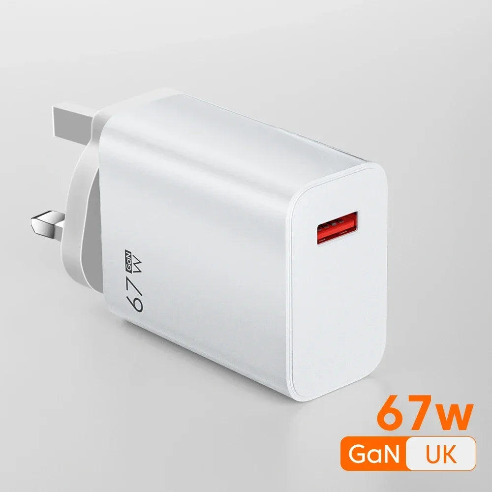 67W Fast USB Charger