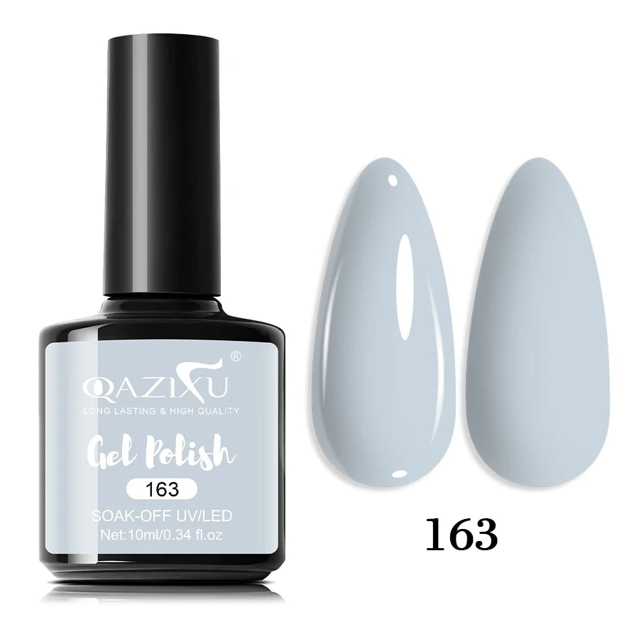 1/6Pcs Grey White Color Nail Gel Polish