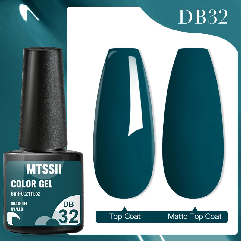 Gold Sliver Reflective Nail Gel Polish