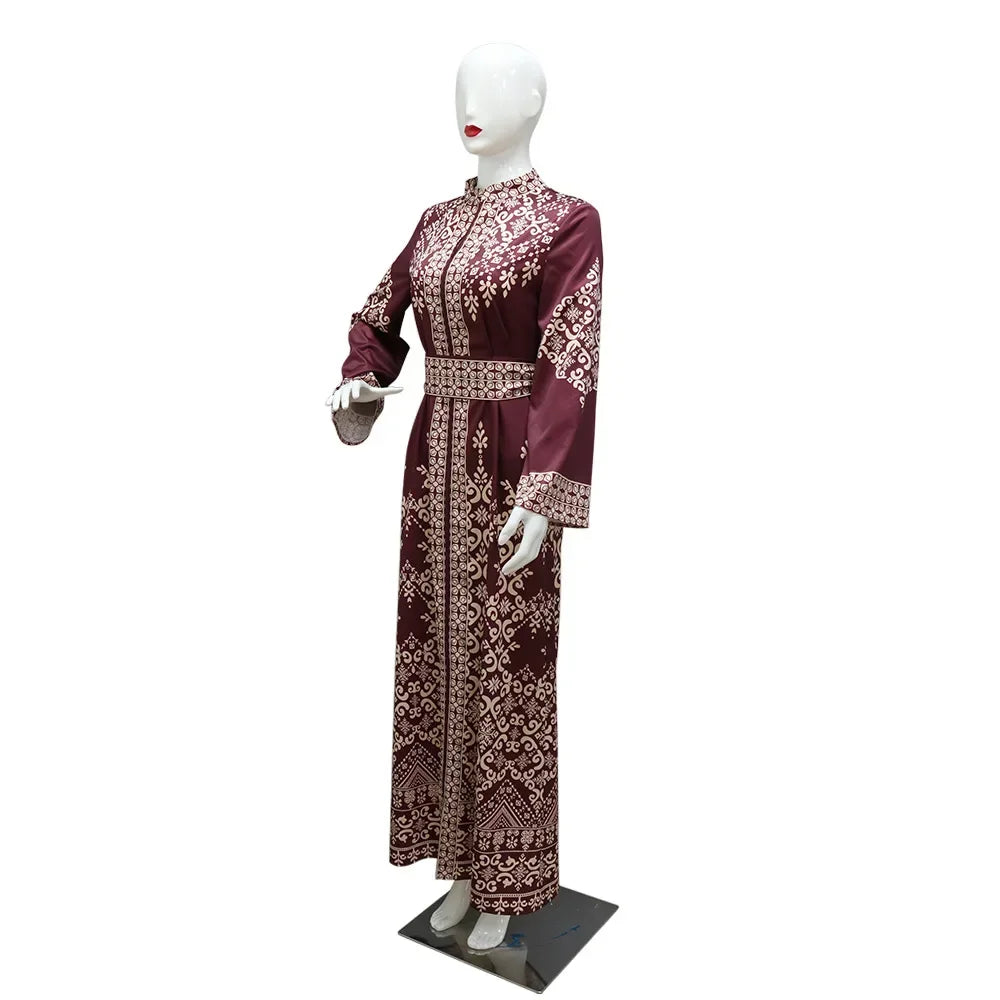 Muslim Women Zipper Long Dress Robe Dubai Abaya Outfits
