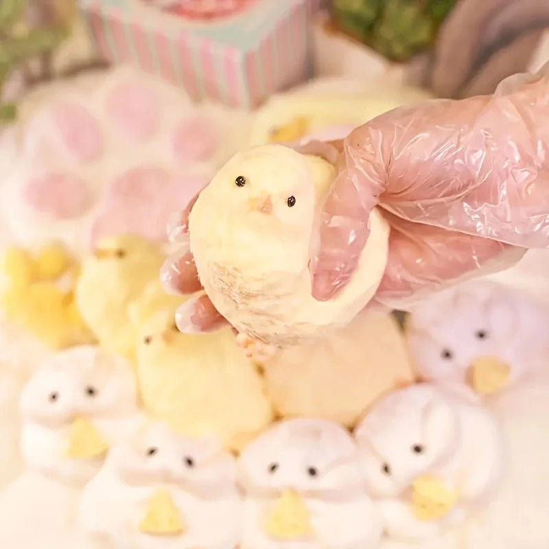 1Pc Yellow Chick Squishy Squeeze Toy
